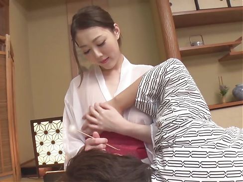 Busty slut Japanese whore naked her wet pussy shaved pussy and got orgasm 